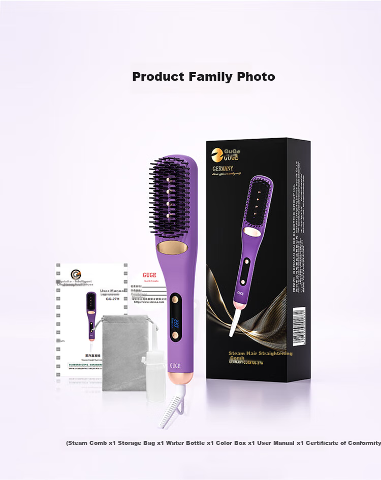GUGE [Steam Straightening Comb] German Straightening Comb, Gentle on Hair, Dual-Use for Straight And Curly Hair, Bangs And High Crown, Hair Volumizing Tool, Hair Comb, Birthday Gift for Wome 18