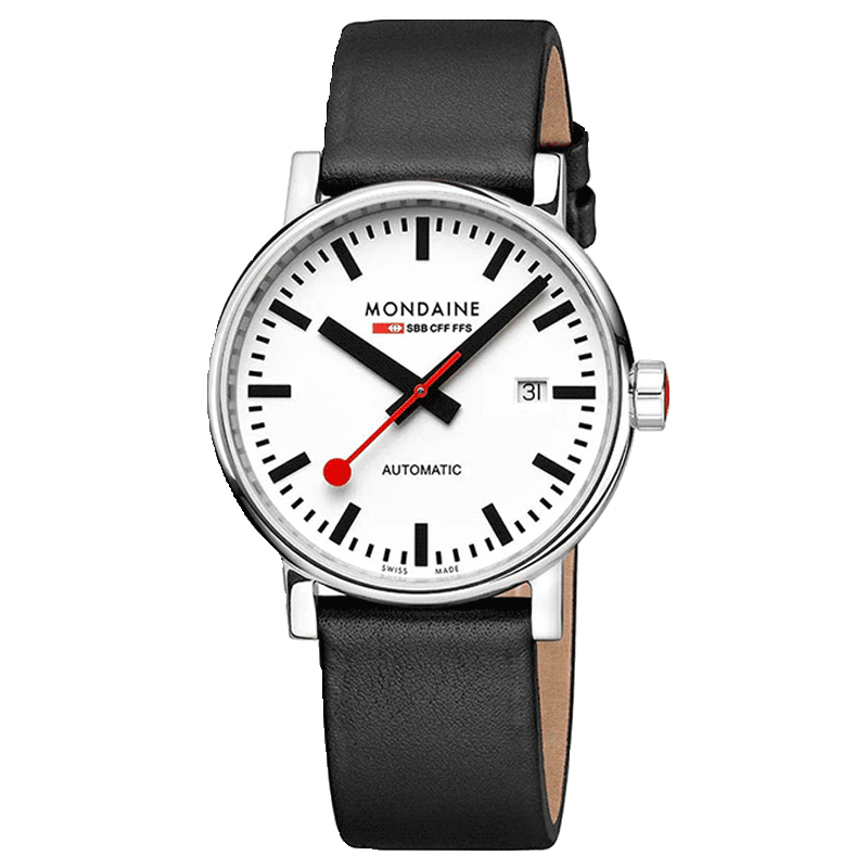 Mondaine Swiss Imported Classic Automatic Mechanical Watch with Luminous Hands, Couple's Watch, Qixi Gift MSE.40610.LBV