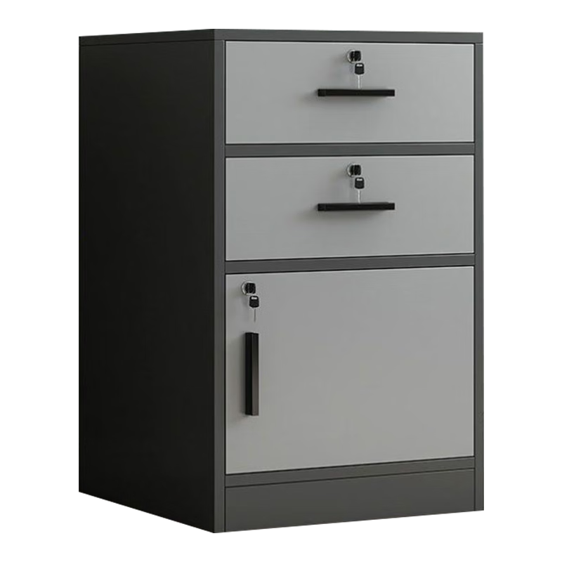 Olin Euro Style Under Desk Low Filing Cabinet Office Storage Cabinet with Lock Document Storage Organizer Simple Cabinet