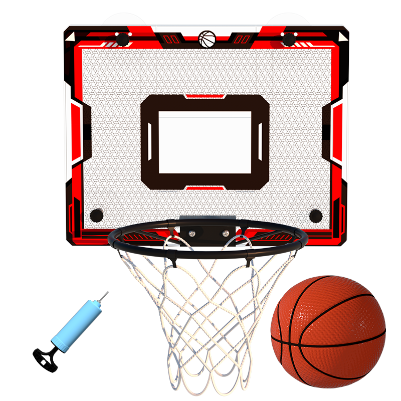 Hongdeng Wall-Mounted Basketball Hoop, Shooting Machine, Small Basket, Boys' Sports Toy, for Ages 3-6, New Year Gift