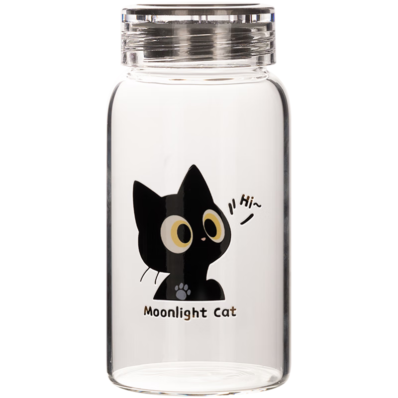 Newair High Borosilicate Glass Cup for Coffee, Soy Milk, Juice, And Buffalo Milk with Lid - Cute 2026 Portable Stylish Beverage Container