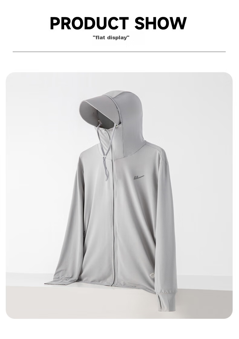 Huili Sun Protection Clothing for Men, Outdoor UV-Resistant Fishing Shirt, Ultra-Thin Ice Silk Quick-Dry Skin Coat, Jacket for Me 6