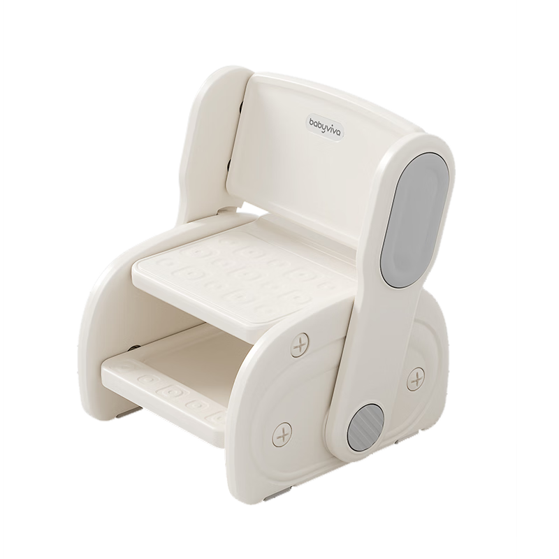 BabyViva Children's Chair Backrest Posture Correcting Seat Baby Reading Learning Dining Chair Infant Toddler Footstool Step Stool