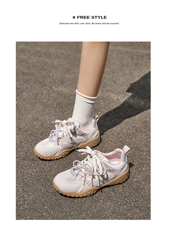 Josiny [Celebrity Style] Dexun Women's Shoes, Spring And Autumn Fashion Sneakers, Soft-Soled Round-Toe Casual Shoes, Gray-Blue, Size 37 8