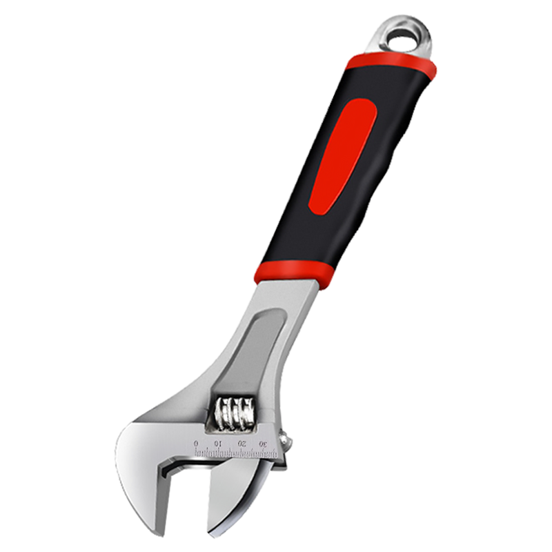 No.1 Factory 10-Inch Adjustable Wrench Set Multi-Functional Large Opening Plastic Coated Adjustable Wrench Tool