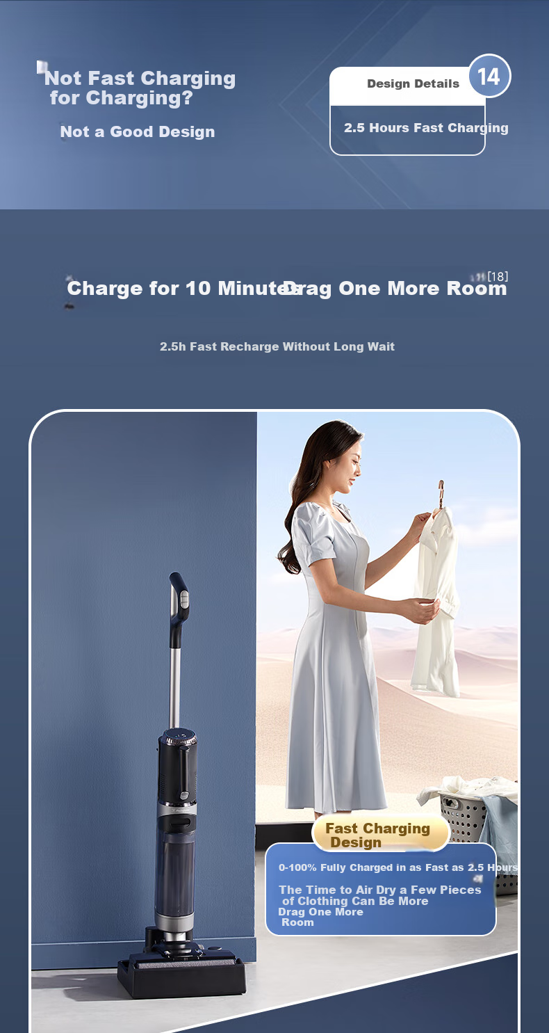 Westinghouse Multi-Function Floor Cleaner E40 Pro, All-In Automatic Cleaning Mop And Vacuum for Home Use, Cordless Vacuum with Hot Air Dryer And Integrated Mopping Functio 32