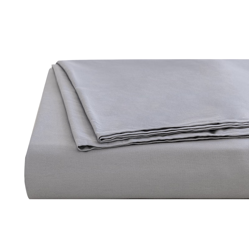 Hengyuanxiang 100% Cotton Bed Sheet Single Piece Class A Antibacterial Rock Gray 180*230cm