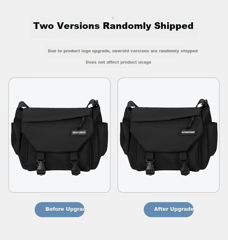 VICTORIATOURIST Crossbody Bag, Men's Shoulder Bag, Trendy Chest Pack, Casual Messenger Bag, Single Shoulder Backpack, Large Capacity Functional Bag, Satchel 7