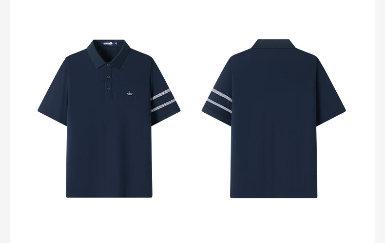 Navigare Men's Mosquito-Repellent, Skin-Friendly, Casual, Stretchy Short-Sleeve POLO Shirt 1325525524 L 35