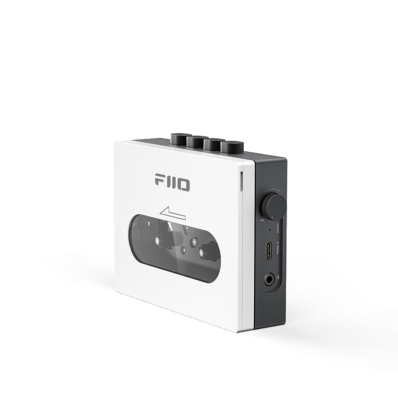 FiiO CP13 Cassette High-Definition Player, Tape Deck, Portable Cassette Player, Tape Recorder, Black And White Color