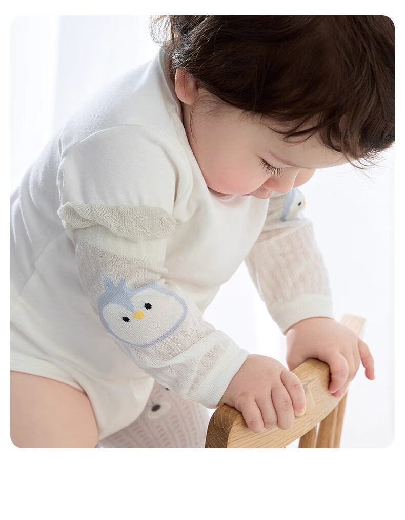 Nido Bear Baby Mosquito Repellent Arm Sleeves Infant Air-Conditioned Room Protective Sleeves Toddler Hand Sleeves Sun Protection Sleeves for Young Babies 23