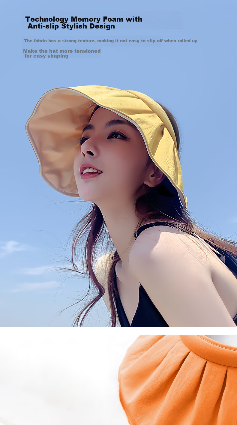 RED DRAGONFLY Sun Hat for Women, Summer UV Protection Shell Hat, Cycling Sunscreen Cap, Beach Visor Hat for Wome 8
