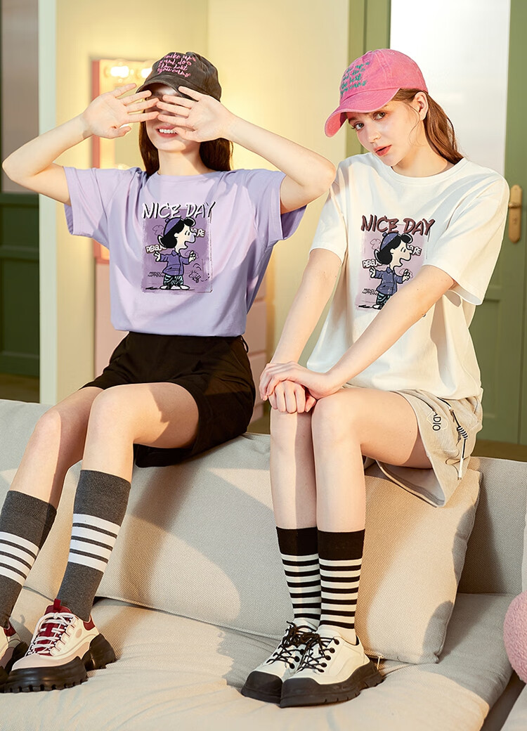 TonLion 2026 Spring And Summer Women's New Short-Sleeve T-Shirt, Stylish Round Neck Design, Versatile And Fashionable for Besties 1