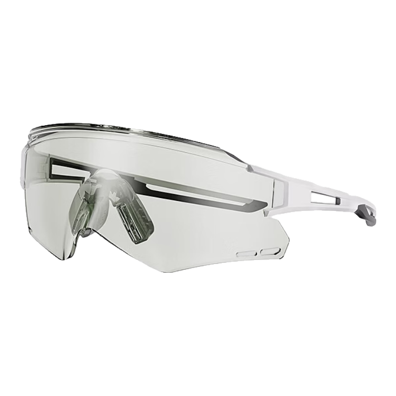 ACRUNU Cycling Glasses, Professional Photochromic Goggles, Day And Night Use, Bicycle Sunglasses, Road Bike Glasses, Transparent White