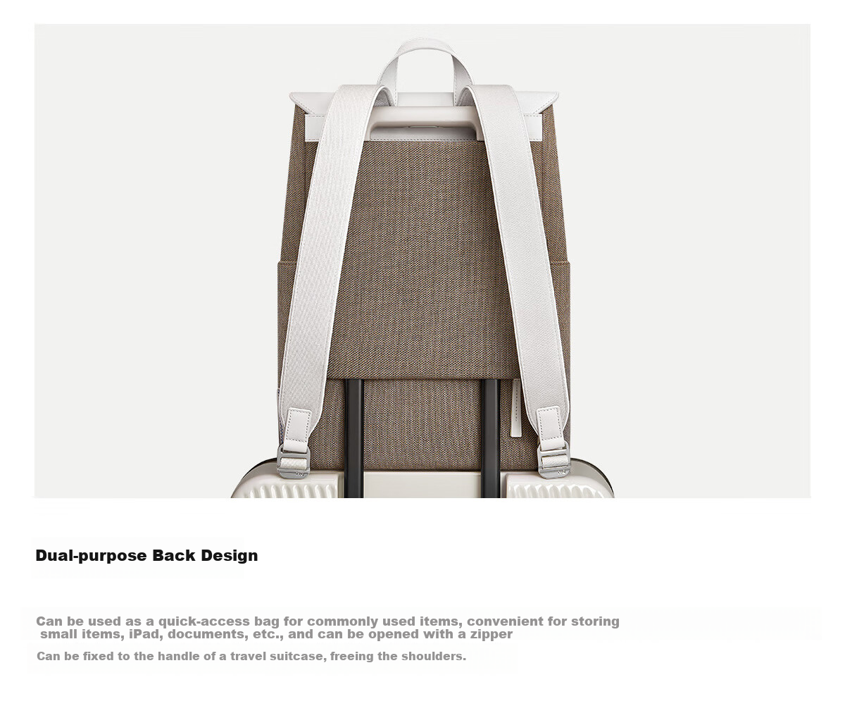 ITO "New Product" PORCINI BACKPACK, Twilight Brown 20L Business Backpack for Men And Women, Laptop Bag for Travel 21