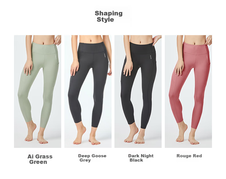 DECATHLON Women's Cloud-Feel Yoga Leggings, High-Waisted, Butt-Lifting, Quick-Dry, Base Layer Fitness Pants, Autumn And Winter, Khaki Gray, 5115836 16