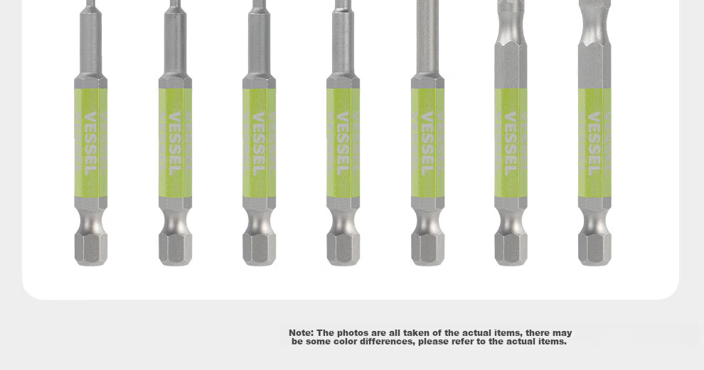 VESSEL Weiwie Screwdriver with Magnetic Tip, Single-Head Screwdriver Bit, Long And Short Groove Phillips Head PH2X100mm, 2-Piece Set 22