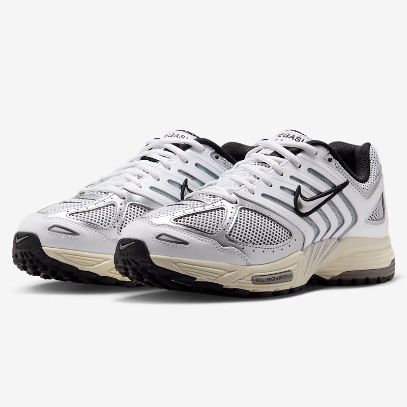 NIKE Women's Casual Shoes, AIR PEGASUS Sneakers, HQ1675-100, Silver White Gray, Size 37.5