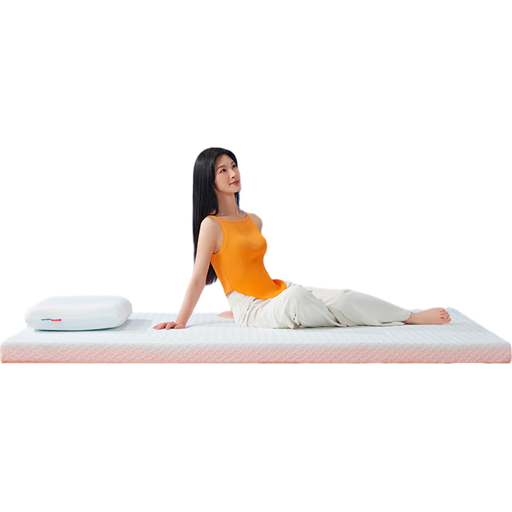 JD Original Orange Sea Memory Foam Mattress, Dormitory Student Tatami, Foldable Deep Sleep Mattress, 1.5×2 Meters