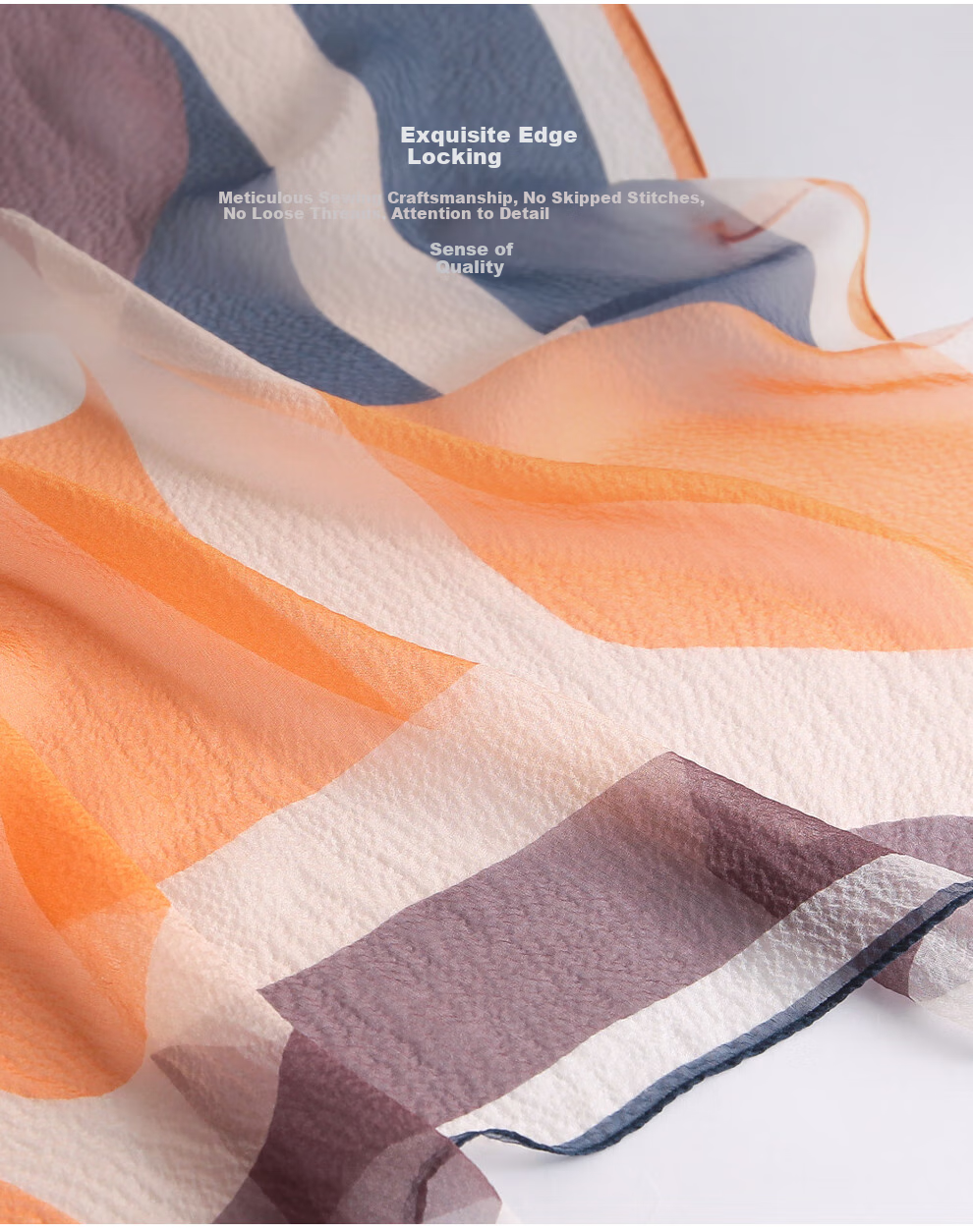 Hangsilu Silk Scarf for Women, Mulberry Silk Scarf, Square Scarf, Pearl Shawl, Birthday And Holiday Gift for Mom 5