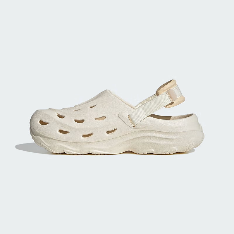 Adidas Men's And Women's Shoes, Sportswear Series MAXXCLOG Slippers, JH9846, White, Size 40.5 2