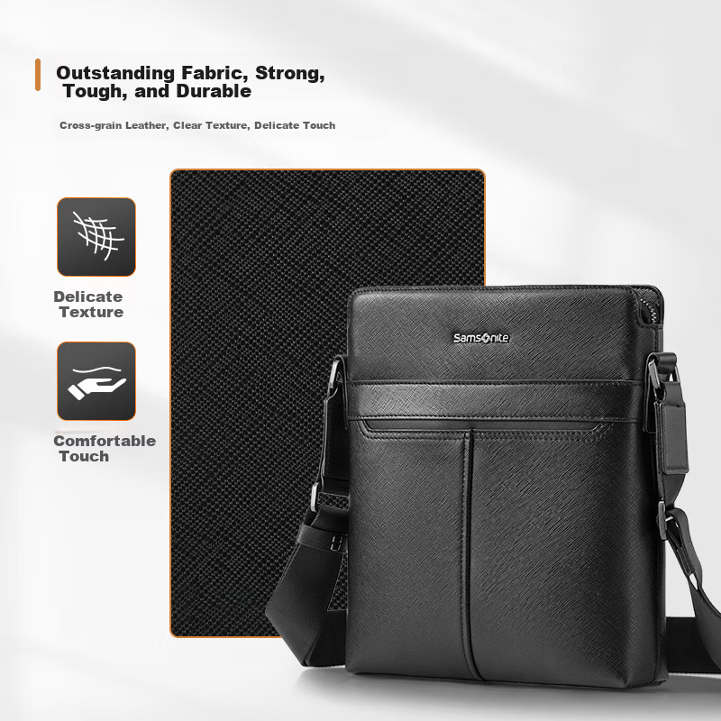 Xinxiuli Men's Multifunctional Shoulder Crossbody Bag, Fashionable Large Capacity Travel Messenger Bag, Birthday Gift, 45Q