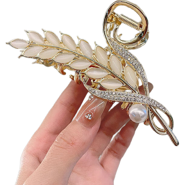 Gunai Wheat Spike Hair Clip, Women's Accessory, 2025 Style, Elegant Hairpin, Shark Clip, Claw Clip, New Year Gift for Girls