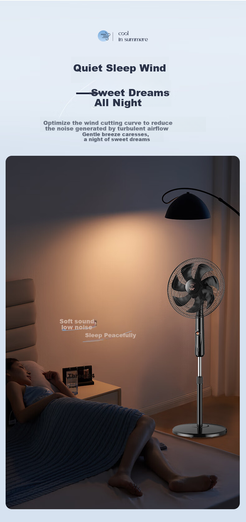 Diamond Brand [18 Inch + Pure Copper Motor + Level 1 DC Inverter] Household Standing Floor Fan Adjustable Industrial Fan Strong Wind DFS-ZFM05L 10