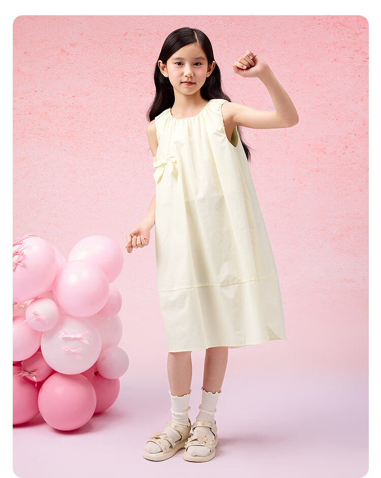 BALABALA Girls' Dress, Children's Summer Dress, Sleeveless Dress for Older Kids, Sweet Style, 208225111024 11