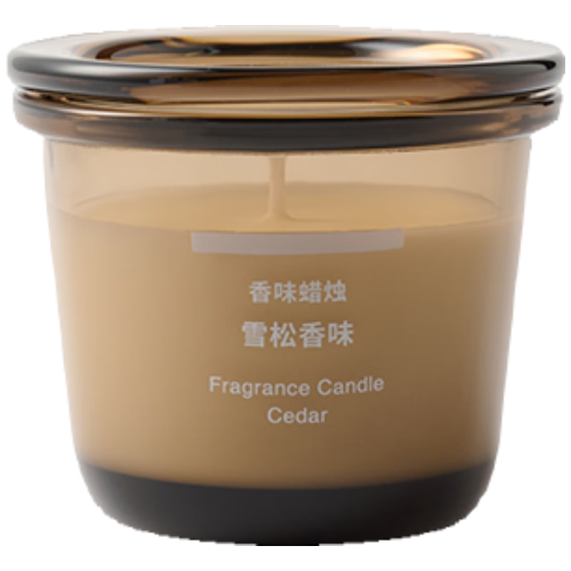 MUJI Scented Candle Cedar Fragrance Indoor Aromatherapy Atmosphere Gift 85g