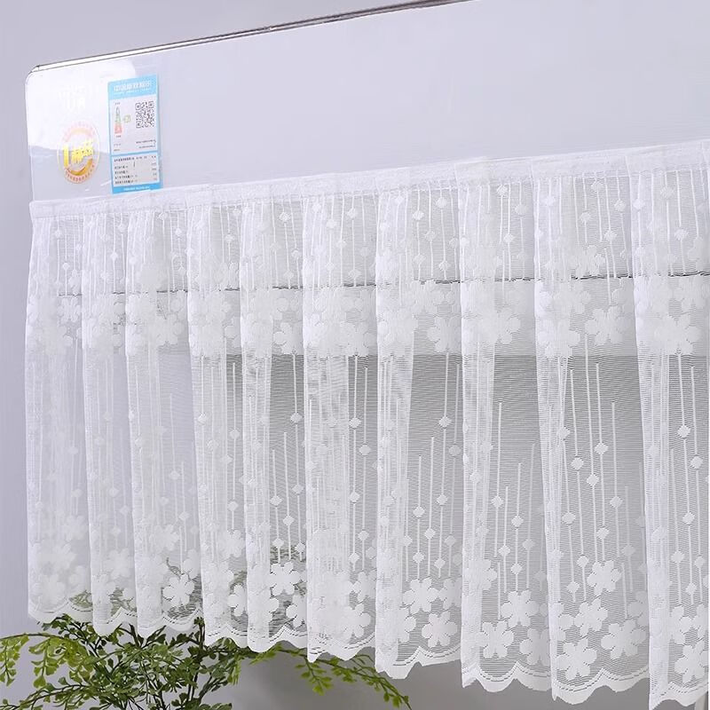 Gusenzhe Air Conditioner Wind Deflector, Dust Cover, Anti-Direct Blowing Maternity Cover, Magic Tape Self-Adhesive Windshield, No Need to Remove When Operating, Suitable for 1-3 HP Wall-Mounted Units, Extended Length 100CM