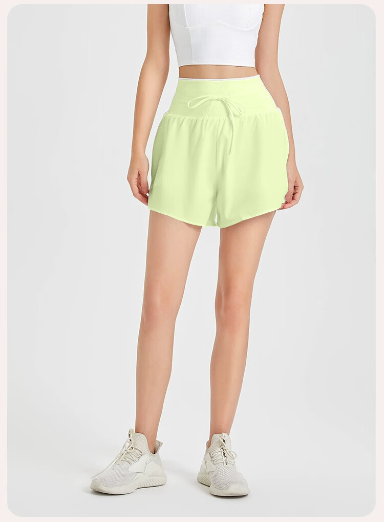 Ziyouxi Women's Sports Yoga Shorts, 2026 Summer New Style, Anti-Exposure, High-Waist, Tummy Control, Running, Loose-Fitting Casual Shorts for Outdoor Wear 17