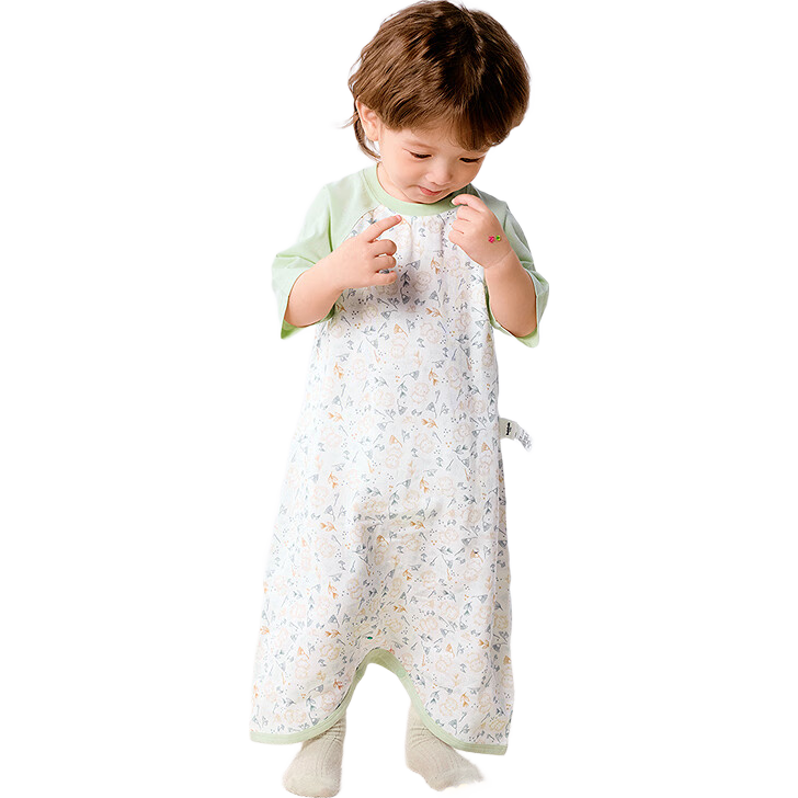 BALABALA Baby Sleeping Bag, Infant And Children's Pajamas, Newborn Soft Skin-Friendly Printed Design, Fresh And Cute, 208225181201