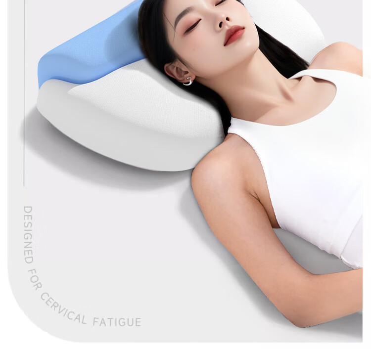 Mixiaoshu Pillow, Cervical Support Pillow, Sleep Aid for Cervical Spondylosis, Deep Sleeping Memory Foam Pillow, Neck Care, Summer Side Sleeping Pillow Core 2