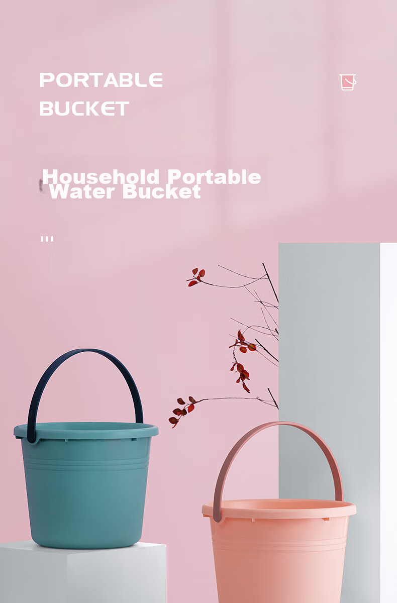 CHAHUA Water Bucket, Thickened 14.4L Plastic Bucket, Foot Soaking Bucket, Laundry And Car Washing Bucket, Water Storage Bucket, Mop Washing Bucket 1