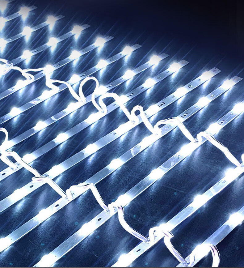 Huans Color 220V High-Brightness Diffuse LED Strip Blockchain Billboard Lightbox Roller Shutter Soft Film Ceiling Fabric Light Strip Module Light Source 92cm 12 LEDs Strip 5-Pack 1