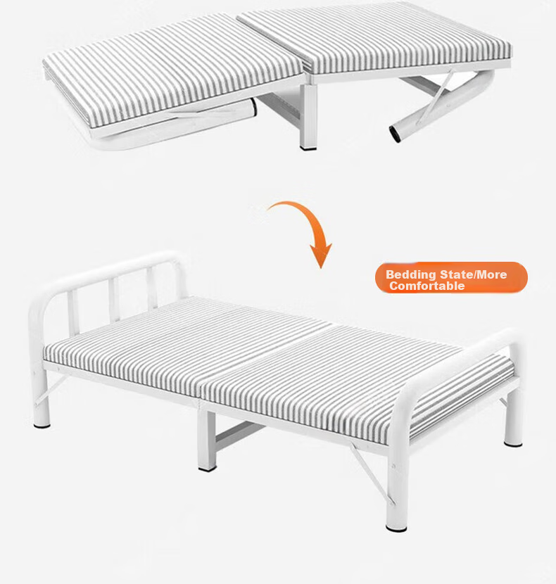Quanpinwu Folding Bed, Single Bed, Nap Bed, Simple Portable Rental Bed, Hospital And Home Care Bed, Camping Bed 3