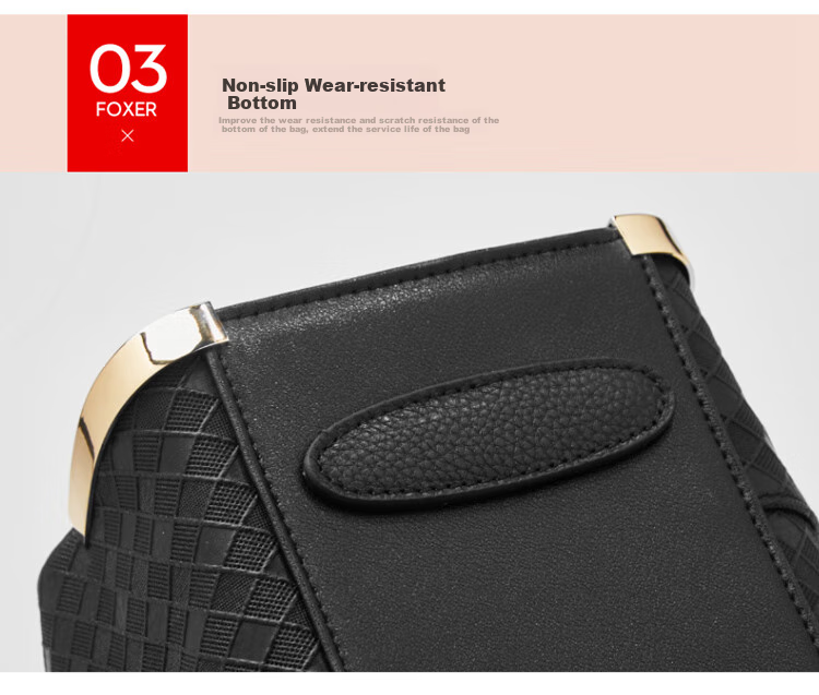 FOXER Top-Grain Leather Women's Handbag, Large Capacity Shoulder Bag, Tote Bag, Valentine's Day Gift for Wome 5