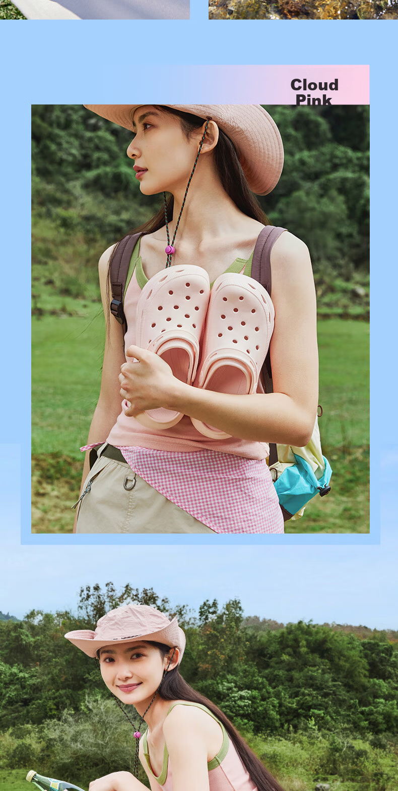 QIAODAN Women's Hamburger Perforated Shoes, Sneakers, Casual Shoes, Breathable Soft-Soled Sandals for Summer, Thick-Soled Height-Increasing Slippers for Wome 12