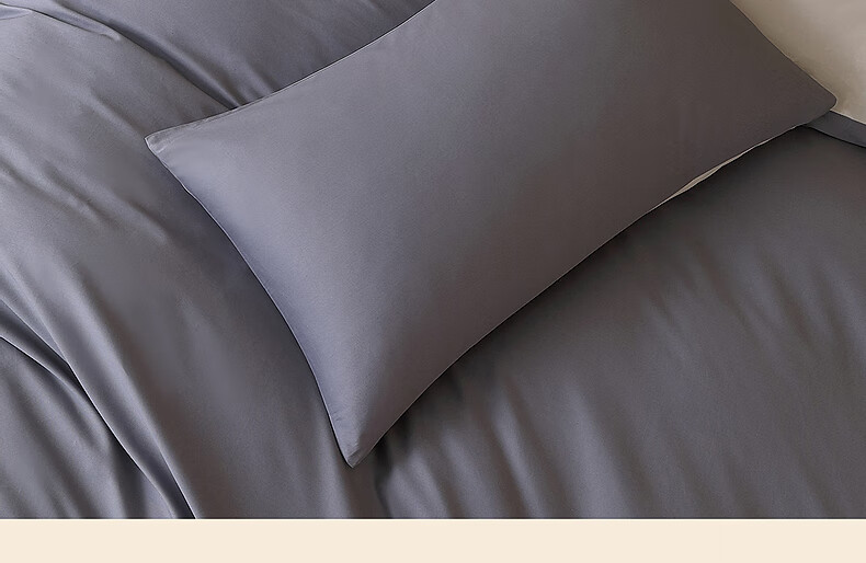 Shuixingjiafang Pillowcase, 100% Pure Cotton, Class A Pillow Cover, Set of Two, for Home And Dormitory Use, 48x74cm, Blue 3