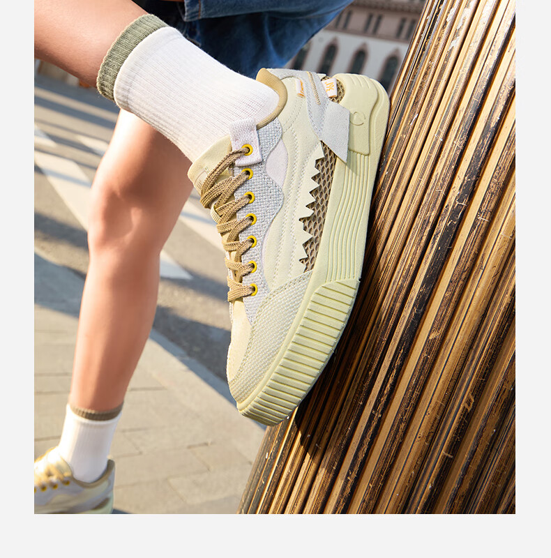 361° Women's Canvas Shoes, Spring And Summer Casual Breathable Flat Shoes, Low-Top Versatile Sneakers, 682526604-3 13