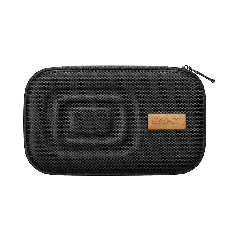 EAGET 2.5-Inch Large Hard Drive Pouch Multifunctional Digital Accessory Storage Bag for Data Cables, Power Banks, USB Drives, Phones, And Earphones Protectio