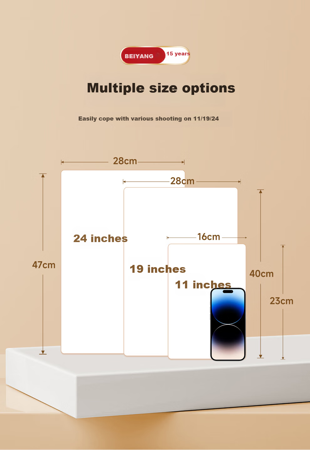 Beiyang 100W Live Streaming Fill Light, Professional Indoor Photography Light for Portraits, Desktop Jade And Jadeite Jewelry Shooting, Overhead Photography LED Panel Light, Constant Soft Light, Face Light, Flat Panel Light 34
