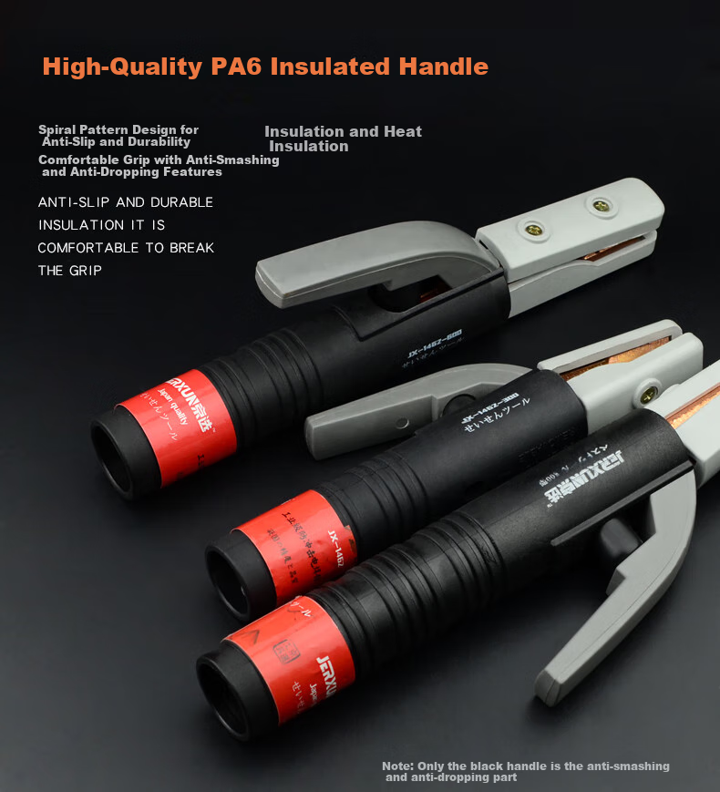 JERXUN 600 Model Welding Clamp, Pure Copper, Non-Heating Welding Handle, Industrial-Grade Welding Clamp, Small Pliers, Welding Accessories 6