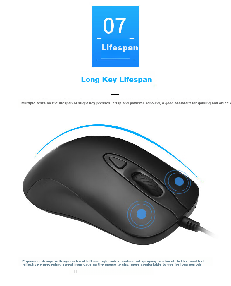HP Keyboard And Mouse Combo, Mechanical Feel Gaming E-Sports Wired USB Interface, Compatible with Laptops And Desktop Computers, Suitable for Business And Office Use 9