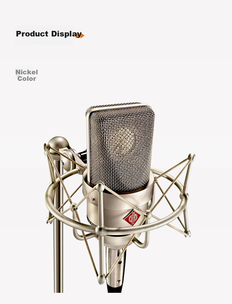 NEUMANN TLM103 Large Diaphragm Condenser Microphone, Imported from Germany, Professional Recording And Live Streaming Equipment, Cardioid Directional Pickup Pattern, Ultra-Low Noise 10