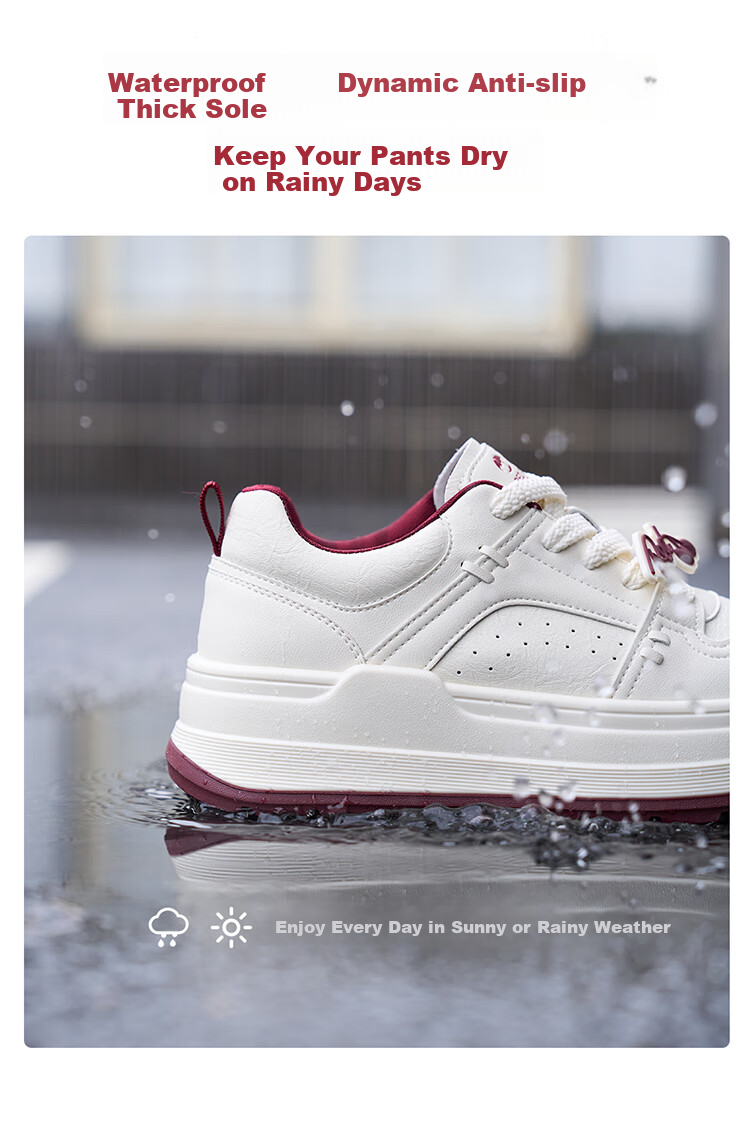 Josiny Thick-Soled White Sneakers for Women, Spring And Autumn 2026 New Style Soft-Soled Board Shoes Versatile Breathable Sports Casual Shoes Beige/apricot 39 4