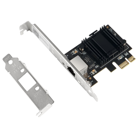 Xiliweishi PCI-Ex4 10 Gigabit Ethernet Card with RJ45 Port for Desktop Computer NAS Server Gaming Network, Compatible with Gigabit And 2.5G Sockets SR-PT01