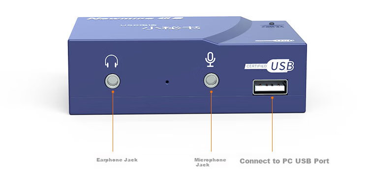 Newmine NM-XMS Single-Line Recording Box, USB Telephone Secretary, Automatic Online Recording And Message Leaving, Customer Service Choice 16