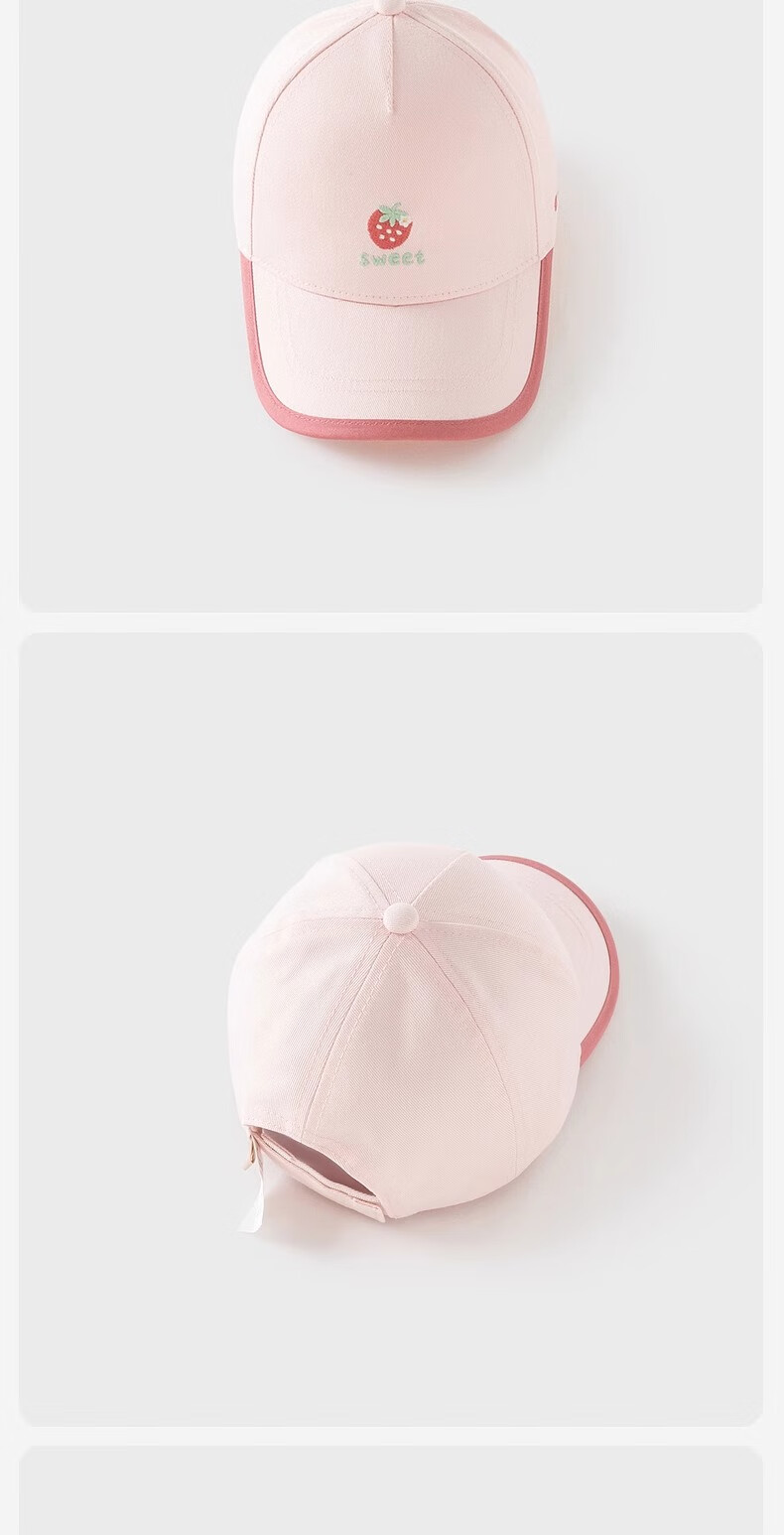 David Bella Kids Hat Spring Summer Girls Sports Baseball Cap Boys Sunshade Duckbill Cap Children's Hat 6